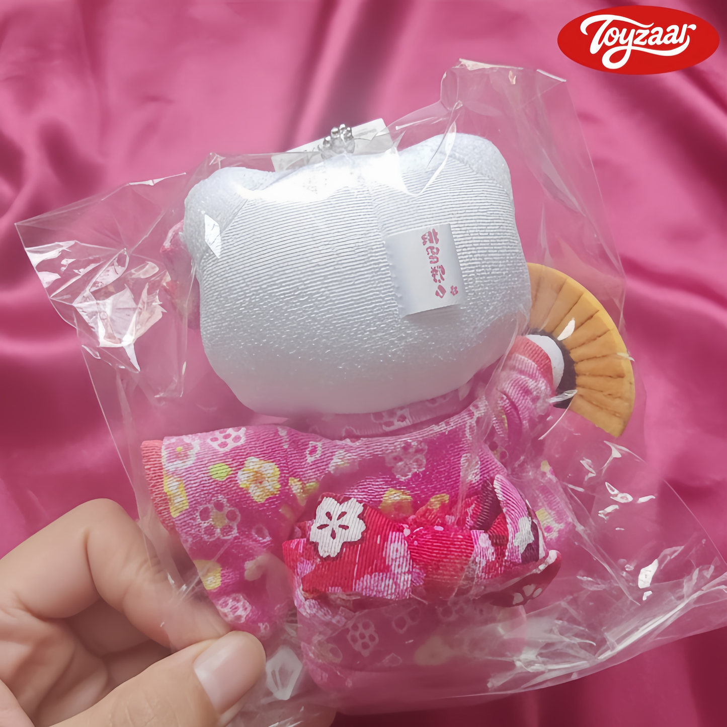 Hello Kitty Japan Limited Kimono Folding Fan Pendant Doll (100% Authentic)