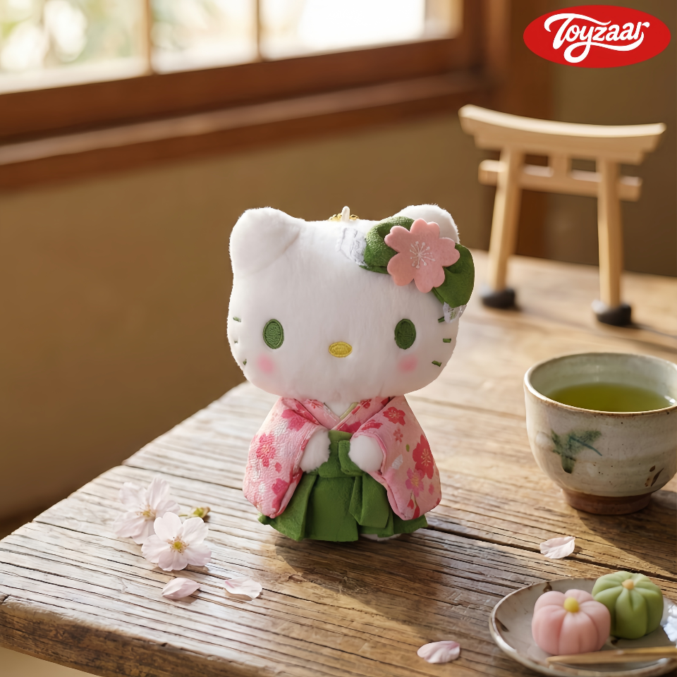 Hello Kitty Japan Limited Matcha Kimono 2024 Plush Doll (100% Authentic)