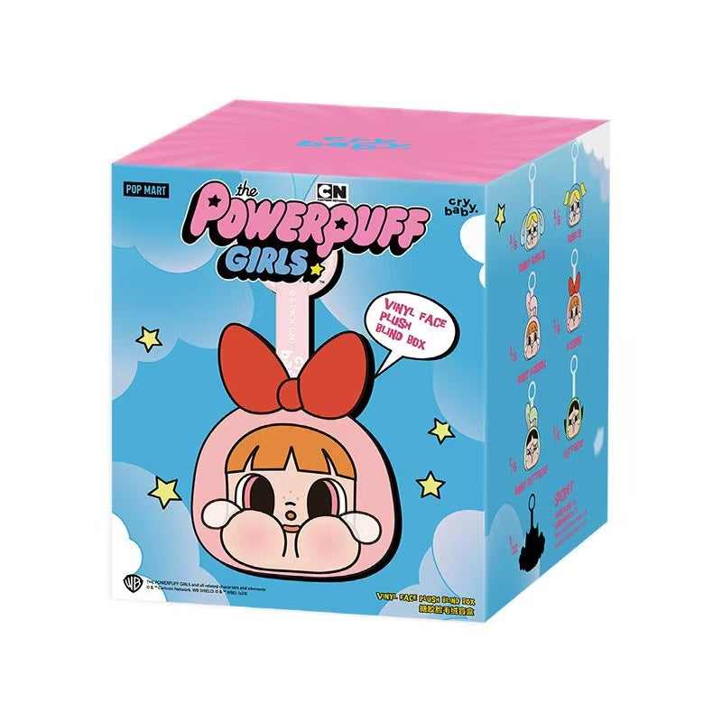 POP MART CRYBABY Powerpuff Girls Vinyl Plush Face Blind Box (100% Authentic)