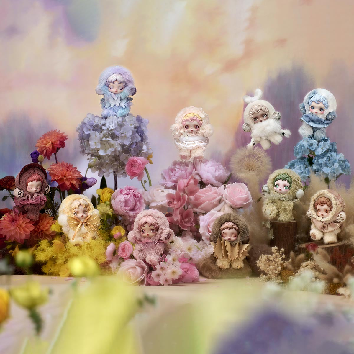 POP MART SKULLPANDA L'impressionisme Series Plush Doll Blind Box (100% Authentic)