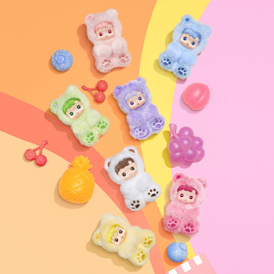 POP MART HACIPUPU GUMMY BEAR Vinyl Plush Pendant Blind Box (100% Authentic)