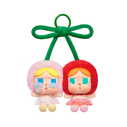 POP MART CRYBABY Crying For Love Series Vinyl Plush Hanging Card Love You Cherry Much (100% Authentic)