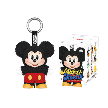 POP MART✖️Disney Mickey Mouse Mickey Family Cute Together Keychain Vinyl Plush Blind Box (100% Authentic)