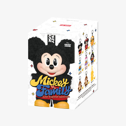 POP MART✖️Disney Mickey Mouse Mickey Family Cute Together Keychain Vinyl Plush Blind Box (100% Authentic)