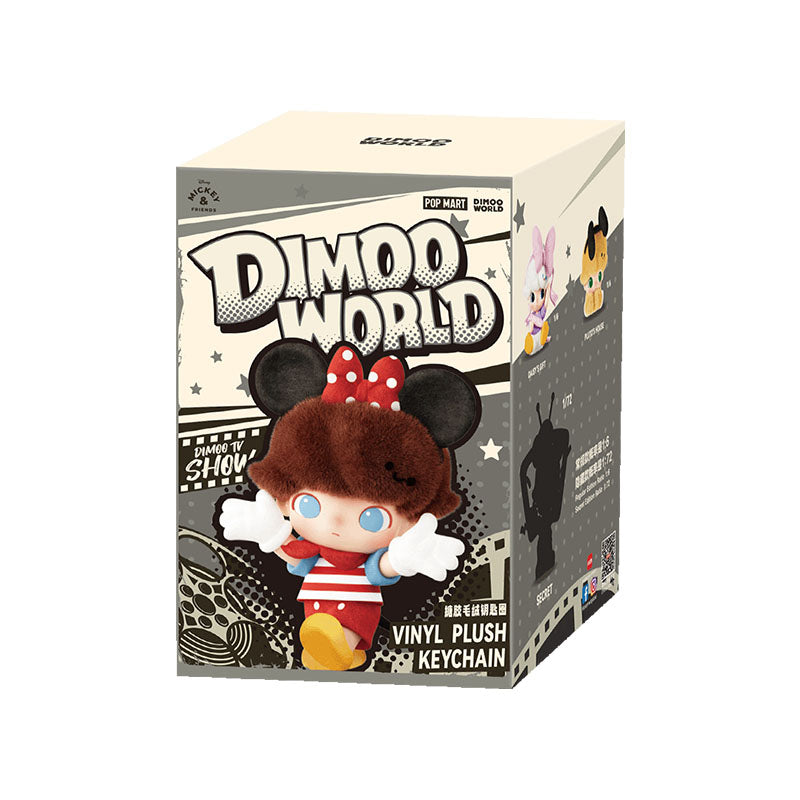 POP MART DIMOO WORLD Vinyl Plush Keychain Blind Box (100% Authentic)