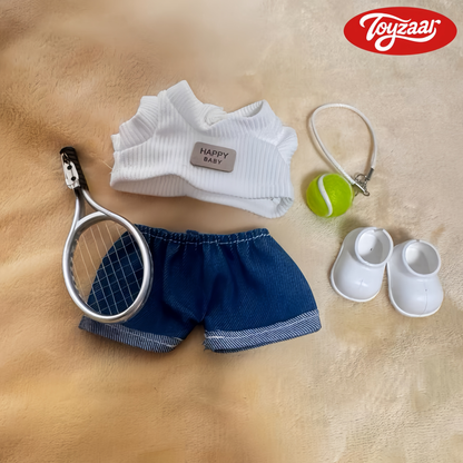 Labubu Outfit (17CM Doll)- Tennis Sportswear