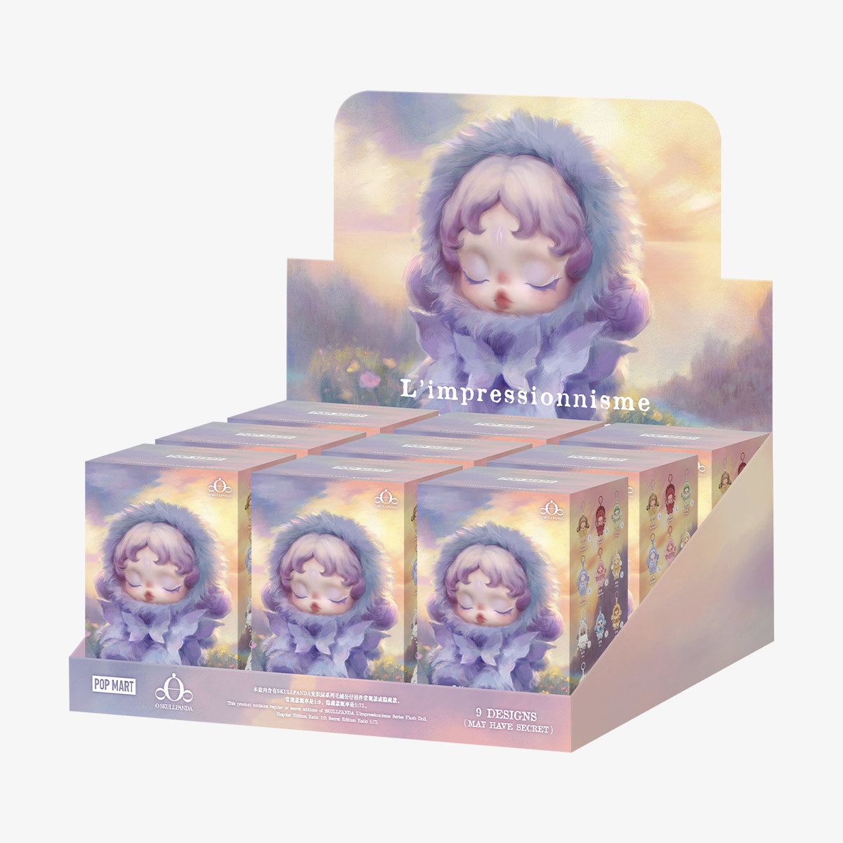 POP MART SKULLPANDA L'impressionisme Series Plush Doll Blind Box (100% Authentic)