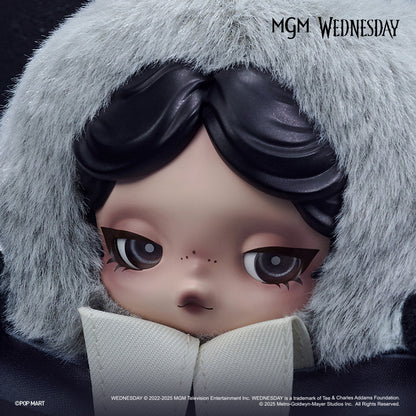 POP MART Skullpanda MGM WEDNESDAY Vinly Plush Doll（100% Authentic）