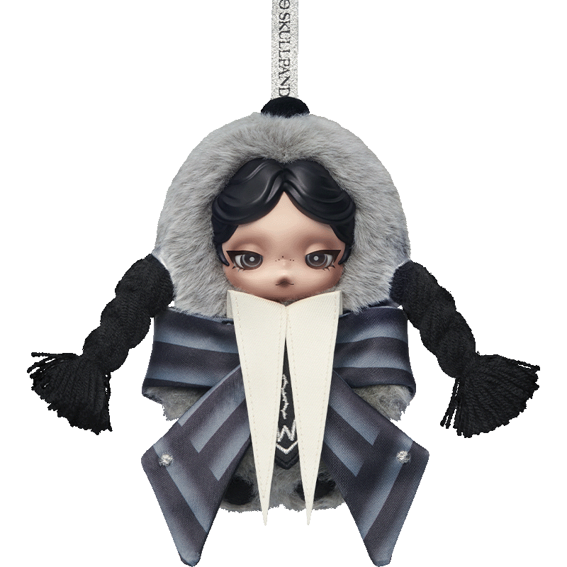 POP MART Skullpanda MGM WEDNESDAY Vinly Plush Doll（100% Authentic）