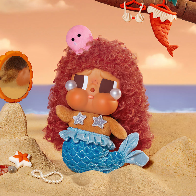 POP MART Crybaby Vacation Mode On Vinyl Plush Pendant Blind Box (100% Authentic)