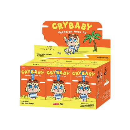 POP MART Crybaby Vacation Mode On Vinyl Plush Pendant Blind Box (100% Authentic)