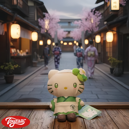 Hello Kitty 2025 Japan Limited Matcha Kimono Plush Doll (100% Authentic）