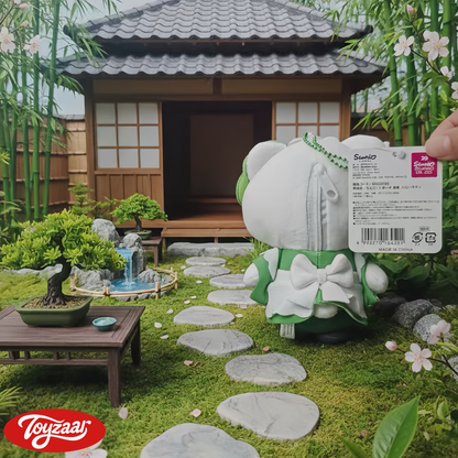 Hello Kitty 2025 Japan Limited Matcha Kimono Plush Doll (100% Authentic）