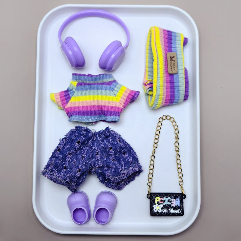 Labubu Outfit (Normal)- Purple Jeans