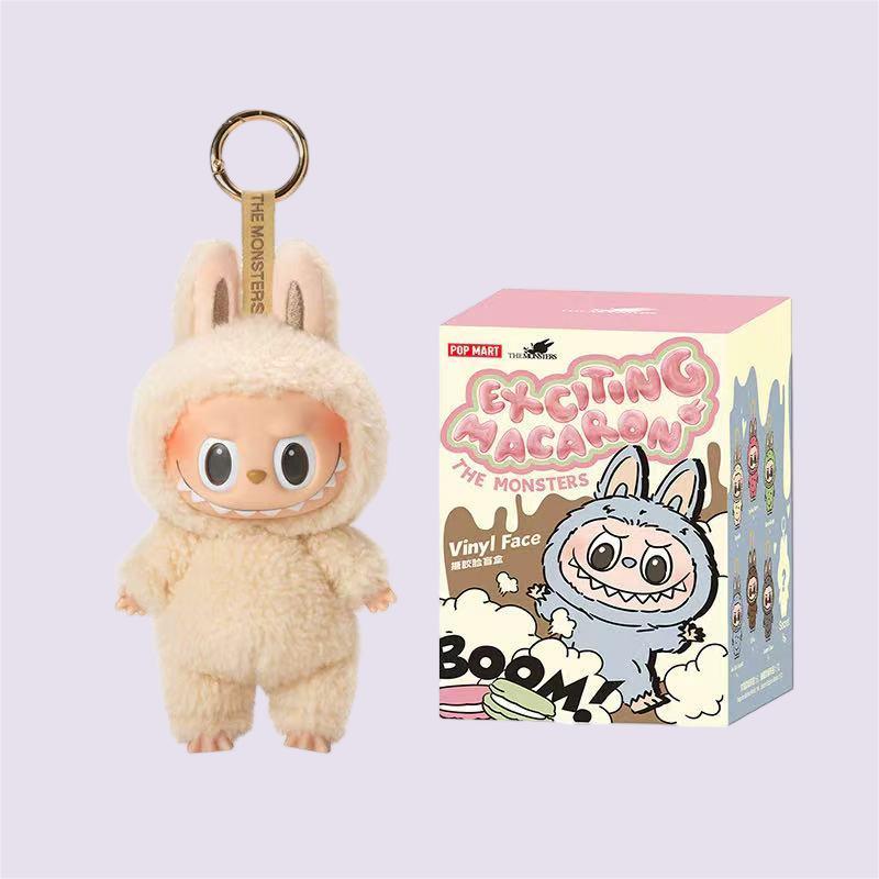 POP MART The MONSTER Exciting Macaron Series Vinyl Plush Pendant Blind Box (100% Authentic)