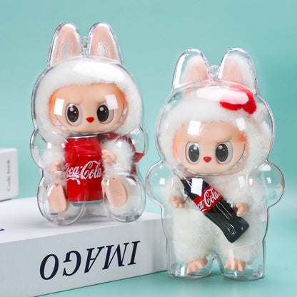 Acrylic Protector for Labubu Coca-cola