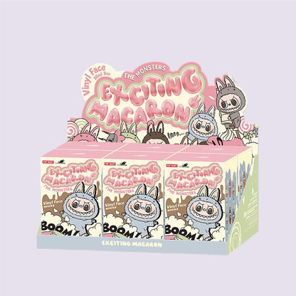 POP MART The MONSTER Exciting Macaron Series Vinyl Plush Pendant Blind Box (100% Authentic)