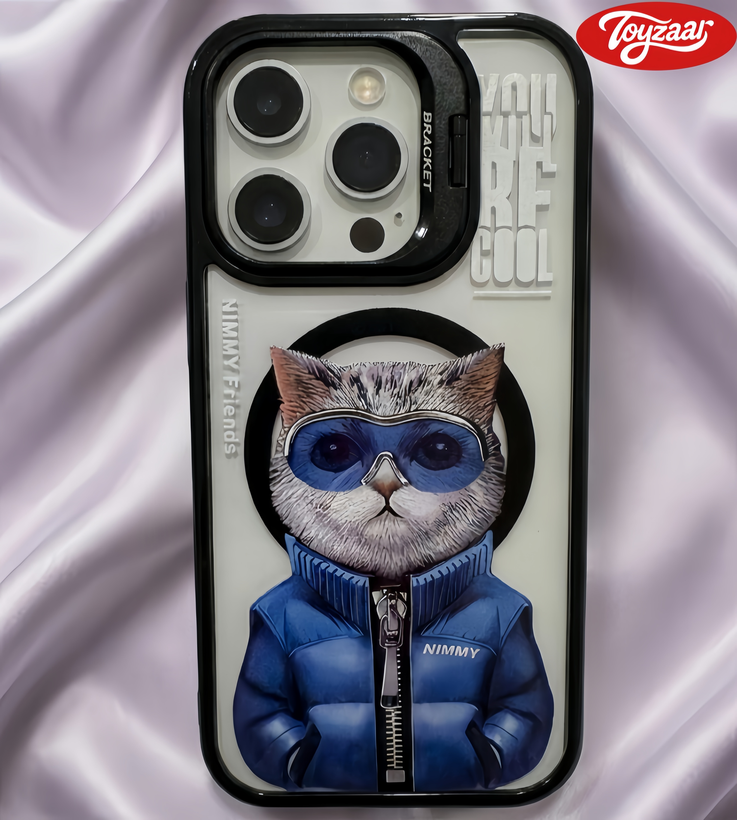 Fanci Magnetic Case for iPhone 16Pro with Black Frame